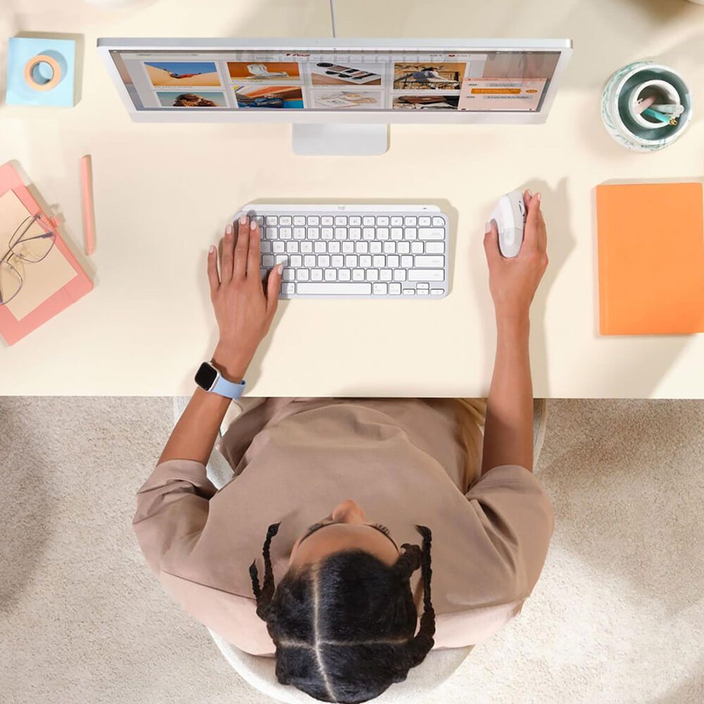 Logitech Lift Ergonomic Mouse For Mac in White, , large