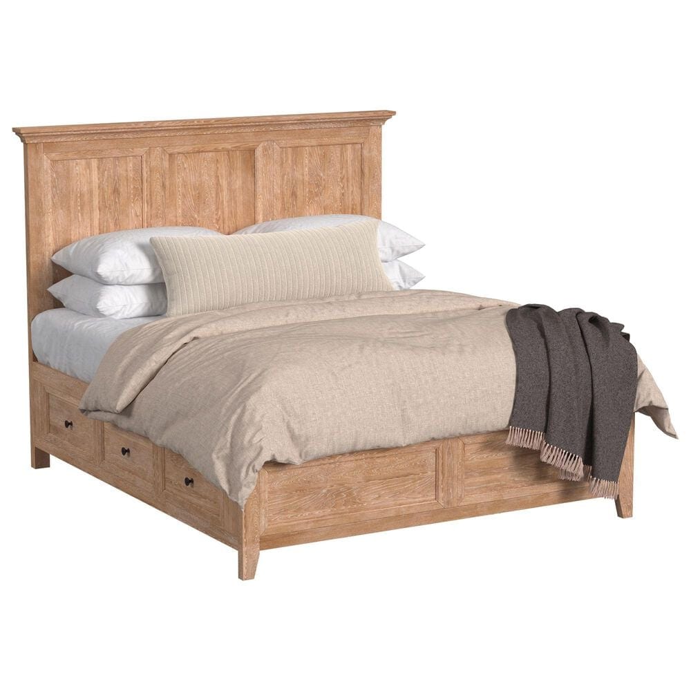 Hawthorne Furniture San Mateo Queen Storage Bed in Wheat, , large