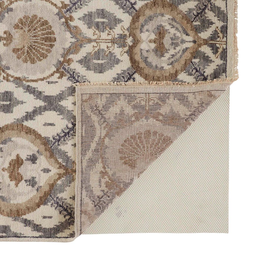 Feizy Beall 7&#39;9&quot; x 9&#39;9&quot; Gray and Brown Area Rug, , large