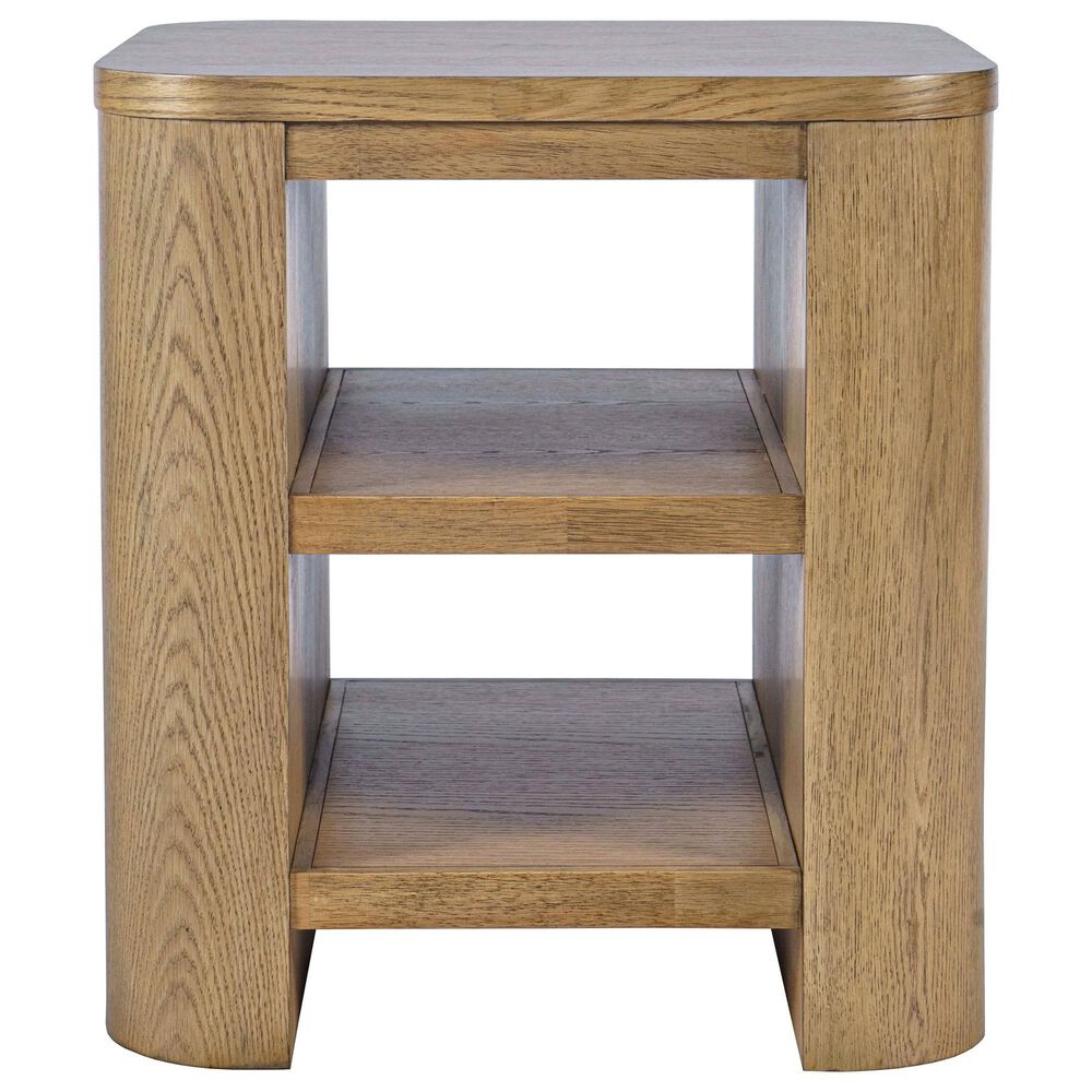 Waltham Janzen End Table with Lower Shelves in Cascade Oak, , large