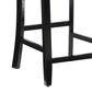 Linon Home Decor Torino X-Back Counter Stool in Black, , large
