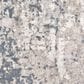 Surya Venice VNE-2304 7"9" Round Denim, Blue and Ivory Area Rug, , large