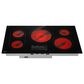 LG 2-Piece Kitchen Package with Print Proof Stainless Steel 4.7 Cu. Ft. Smart Single Wall Oven and Black 36" Electric Cooktop, , large