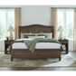 Riva Ridge Oxford California King Sleigh Bed in Cocoa with USB Ports, , large