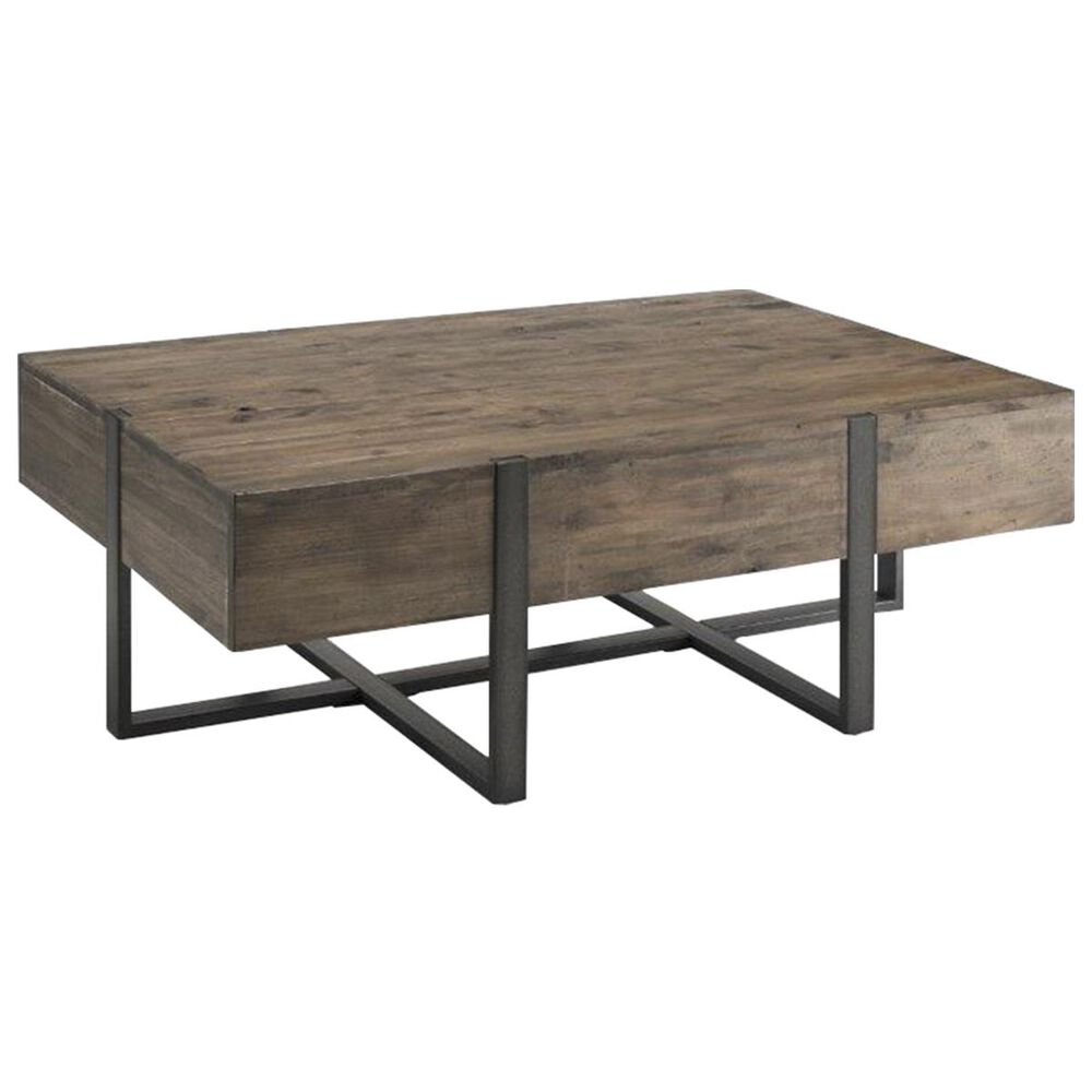 Nicolette Home Prescott Cocktail Table in Rustic Honey, , large