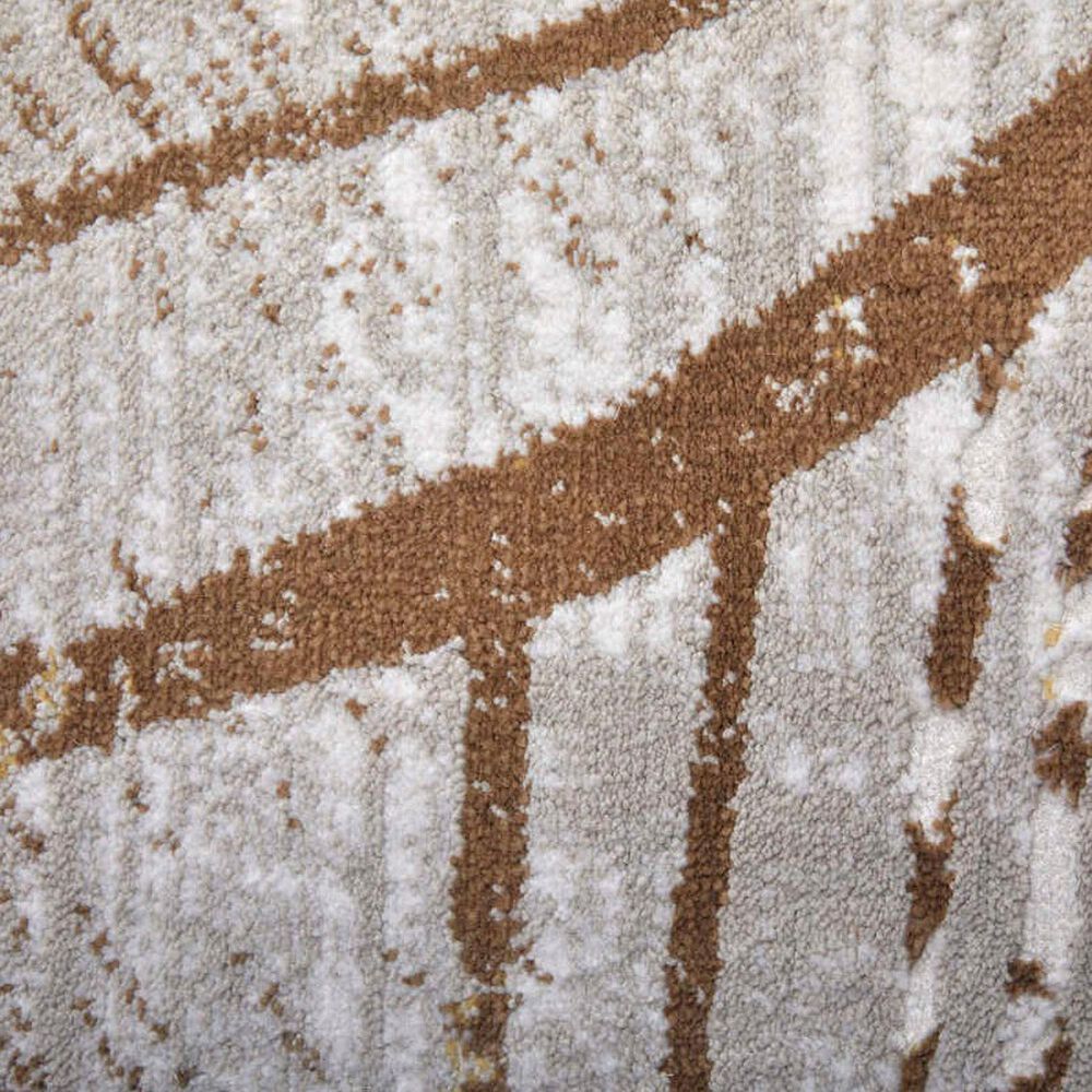 Feizy Waldor Ivory and Beige 6"7" x 9"6" Area Rug, , large