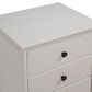 Walker Edison 3 Drawer Nightstand in White, , large