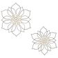 Maple and Jade 20.5" x 18" Floral Wall Decor in Black and Beige (Set of 2), , large
