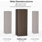 HOMLUX 13" x 15" Outdoor Hardtop Gazebo with Galvanized Steel in Brown, , large