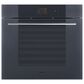 SMEG Linea 30" Single Electric Wall Oven with VivoScreen in Neptune Grey, , large