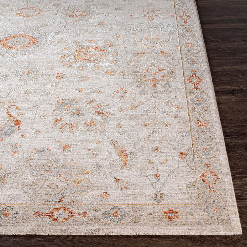 Surya Avant Garde 2&#39; x 3&#39; Orange, Blue and Beige Area Rug, , large