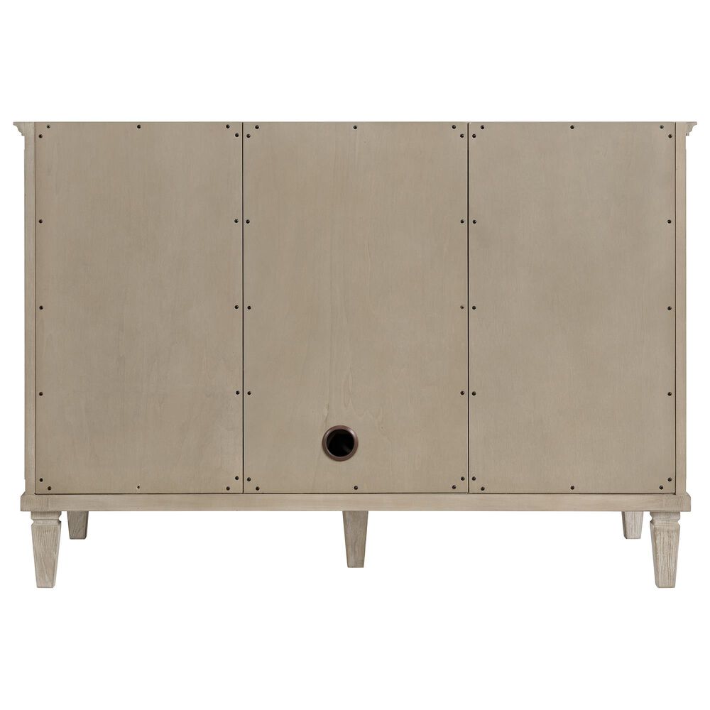 James Martin Vanities Lorelai 48" Single Bathroom Vanity in Whitewashed Oak with 3 cm Eternal Jasmine Pearl Silestone Top, Rectangular Sink and FreePower Wireless Charger, , large