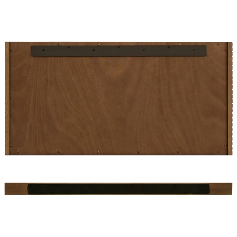 James Martin Vanities Marcello 36" Single Bathroom Vanity in Chestnut with 3 cm Ethereal Noctis Quartz Top and Rectangular Sink, , large