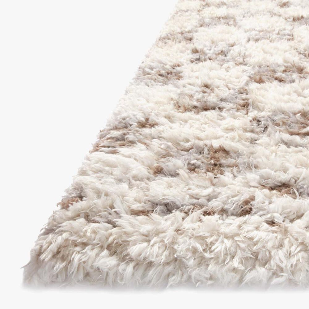 Angela Rose Amira 5&#39;3&quot; x 7&#39;6&quot; Ivory and Pebble Area Rug, , large