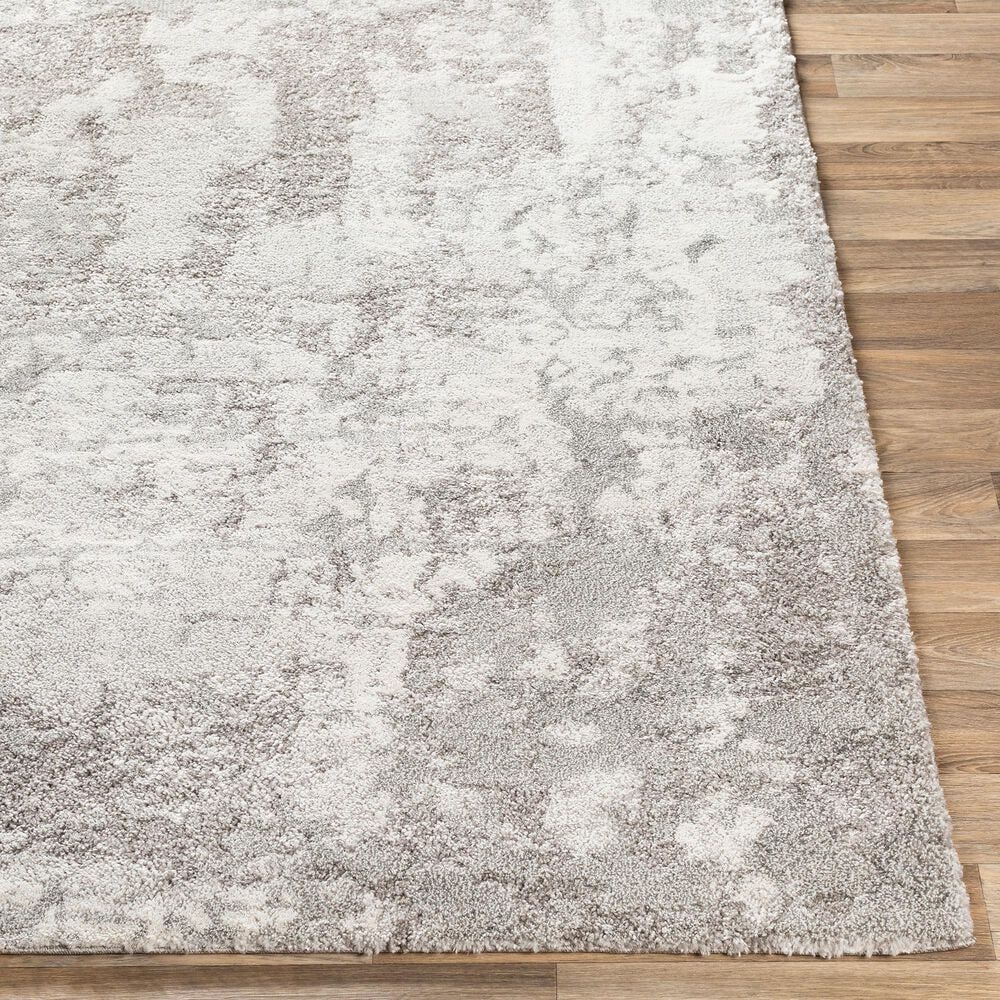 Surya Venice VNE-2305 2&#39; x 3&#39; Ivory and Charcoal Area Rug, , large