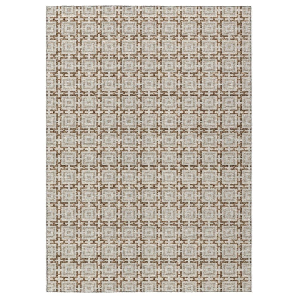 Dalyn Rug Company Marlo 5" x 7"6" Taupe Indoor/Outdoor Area Rug, , large