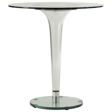 Leisuremod Lonia Dining Table in Clear - Table Only, , large