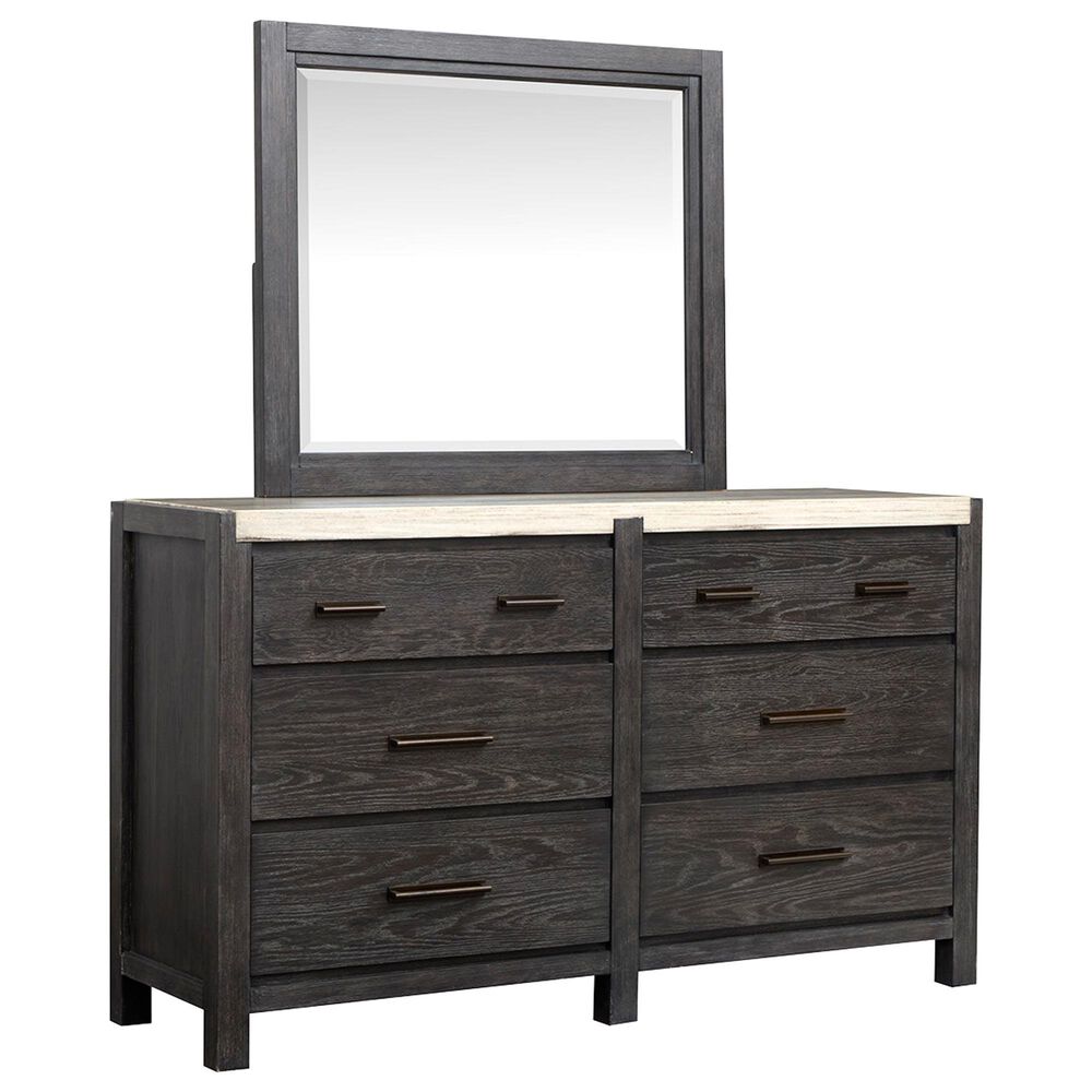 Nicolette Home Plum Creek 4 Piece Queen Storage Bedroom Set in Ravenwood Black, , large