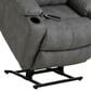 HomeStretch Stellar Power Lift Recliner in Grey, , large
