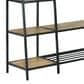 Steve Silver Co. Hampton Hall Tree in Light Cherry and Black, , large