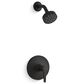 Kohler Pitch Rite-Temp Bath and Shower Trim Kit in Matte Black, , large