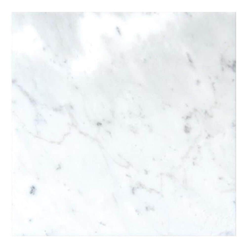 MS International Marble Carrara White 12" x 12" Polished Natural Stone Tile, , large