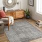 Surya Lavadora LVR2342 6"7" x 9" Black, Gray and Light Gray Area Rug, , large