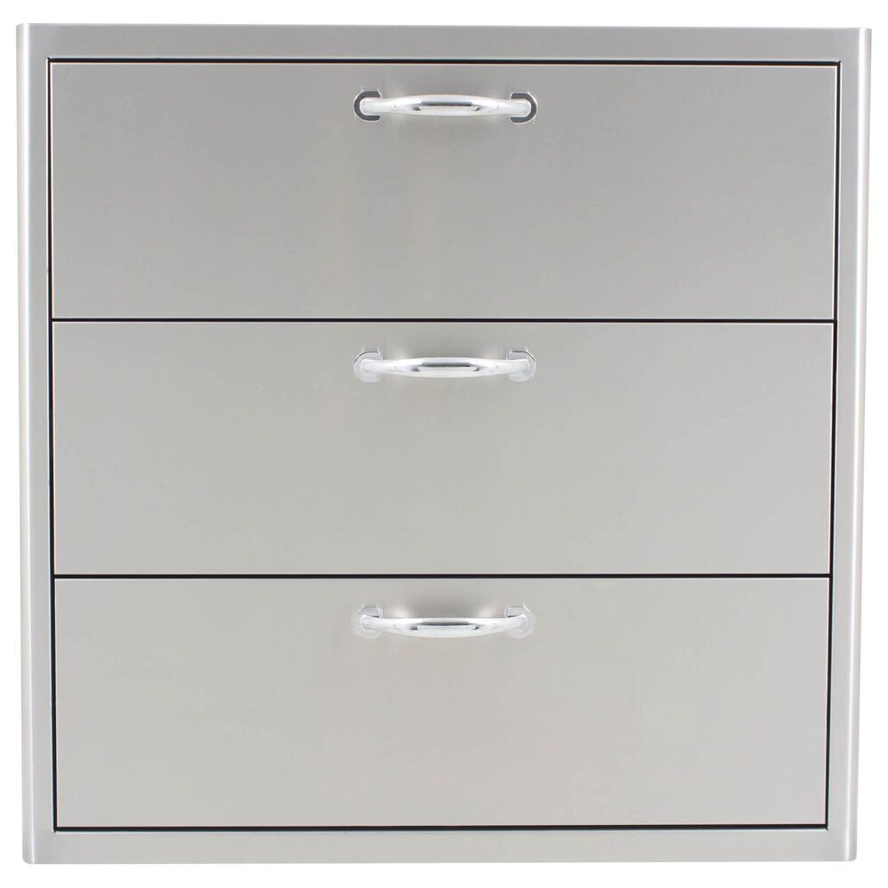 Blaze 30" Triple Access Drawer in Stainless Steel, , large