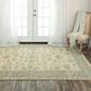 RIZZY Belmont 10" x 14" Ivory and Blue Area Rug, , large