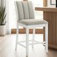 Armen Living Nolan 30" Bar Stool in Matte White, , large