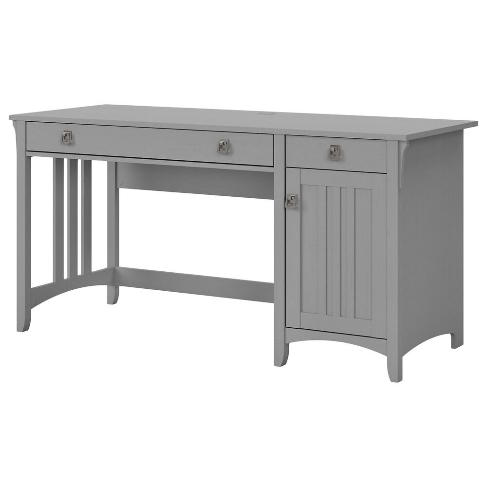 Bush Salinas 3 Piece Office Desk Set in Cape Cod Gray Nebraska