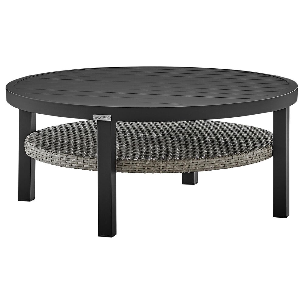 Blue River Aileen 3-Piece Patio Swivel Seating Set in Black and Grey, , large