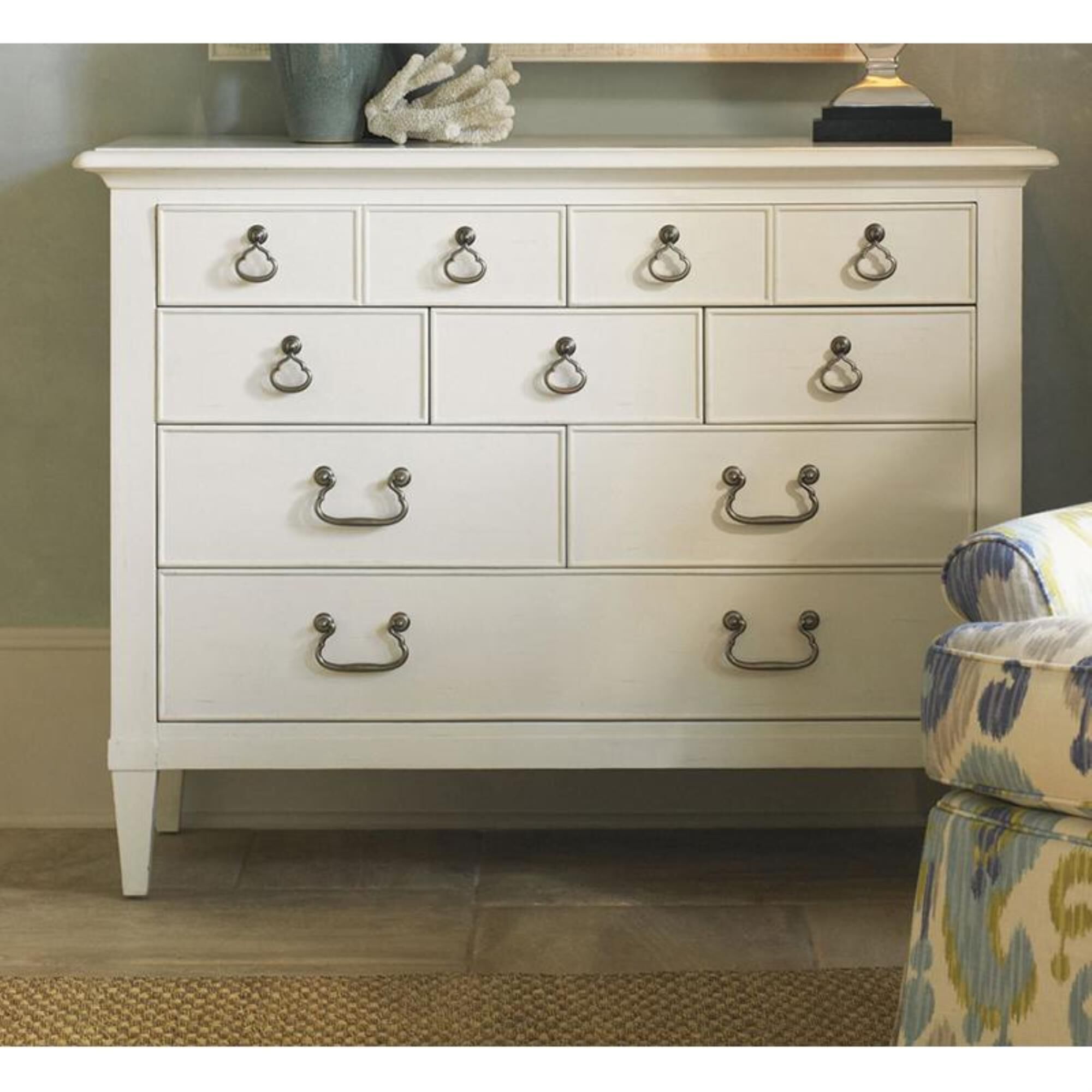 Tommy Bahama Home Ivory Key 8 Drawer Elbow Beach Dresser in Somers Isle