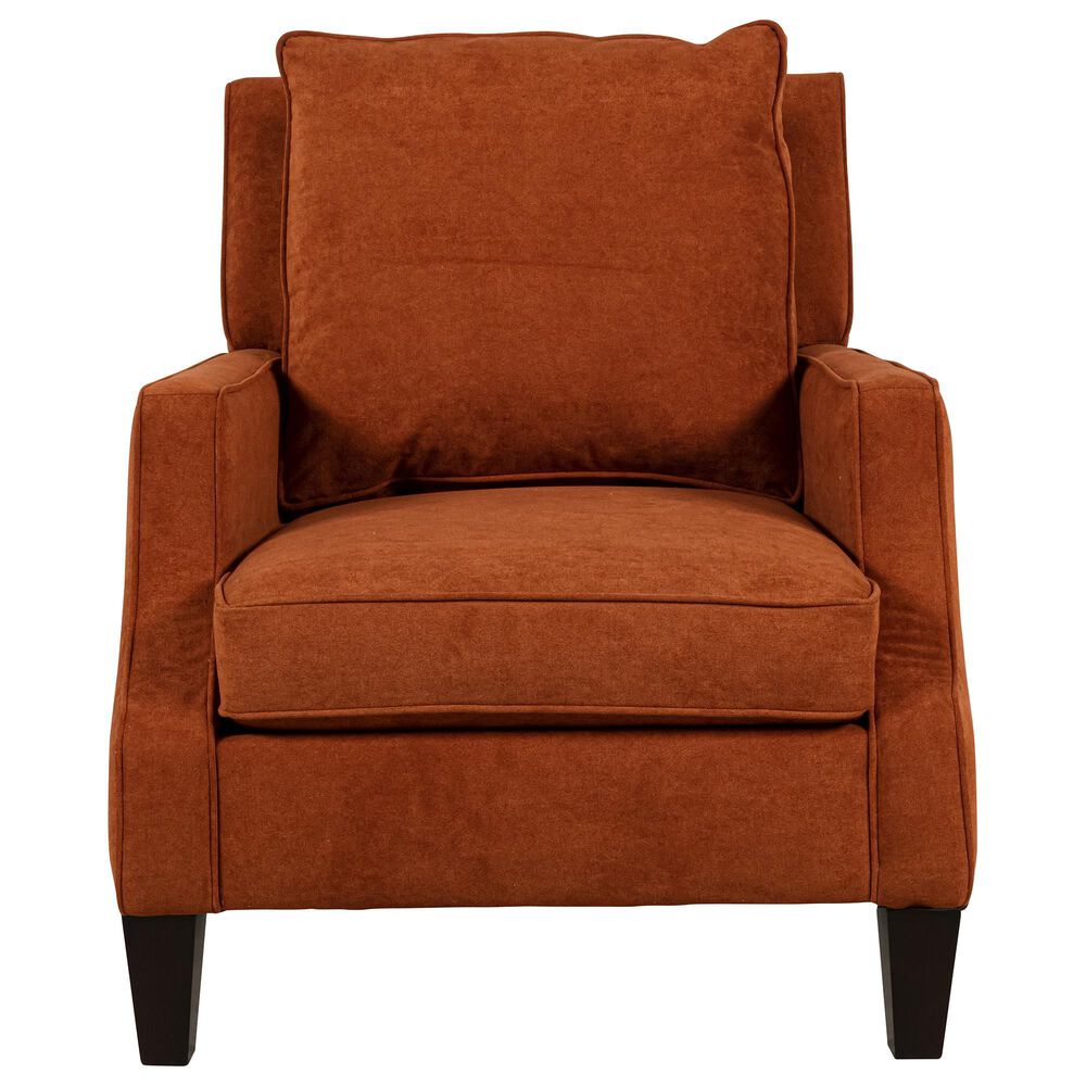 Fulton Home Patrick Accent Chair in Viceroy Burnt Orange , , large
