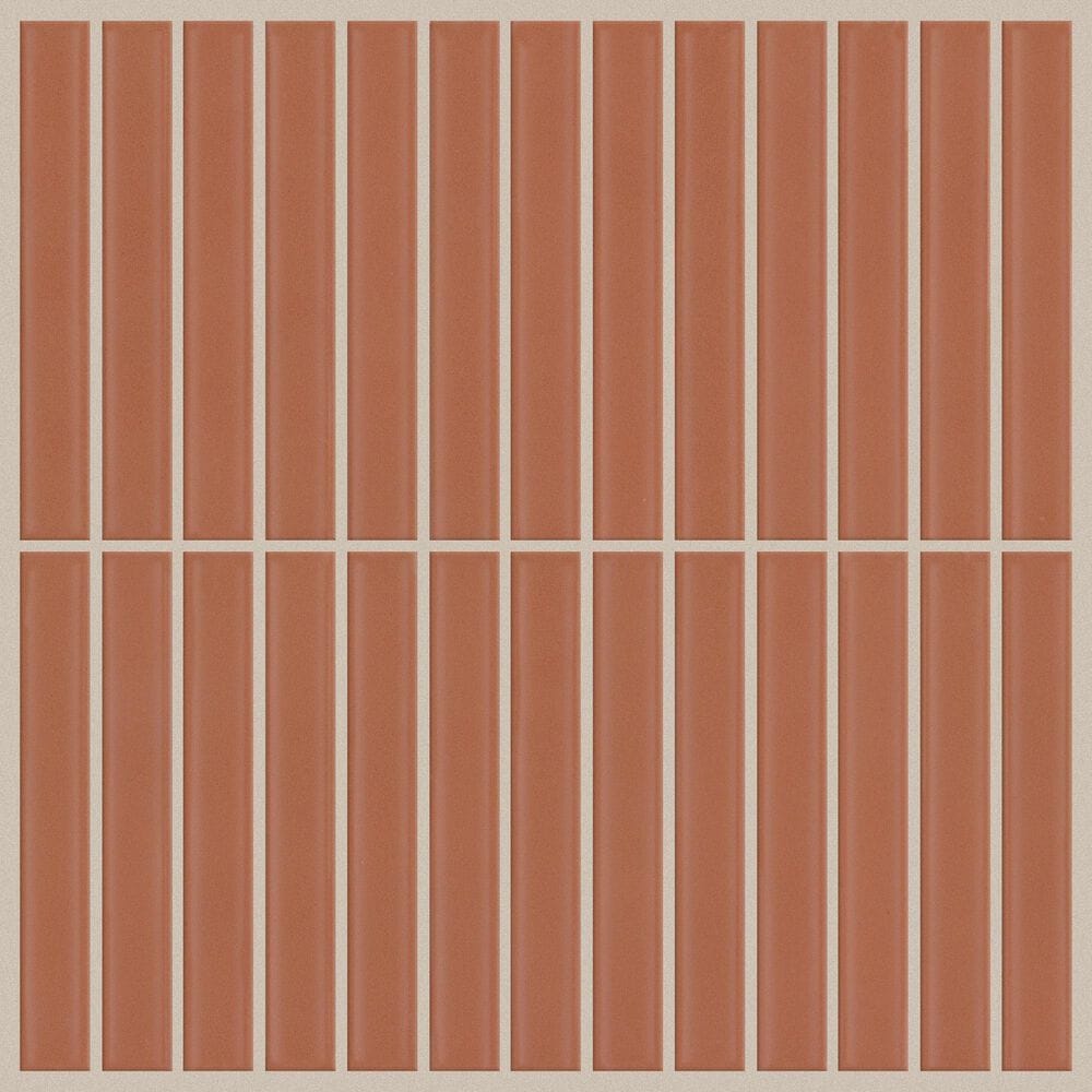 Shaw Embrace Sunset 11.5" x 11.75" Glass Mosaic Sheet, , large