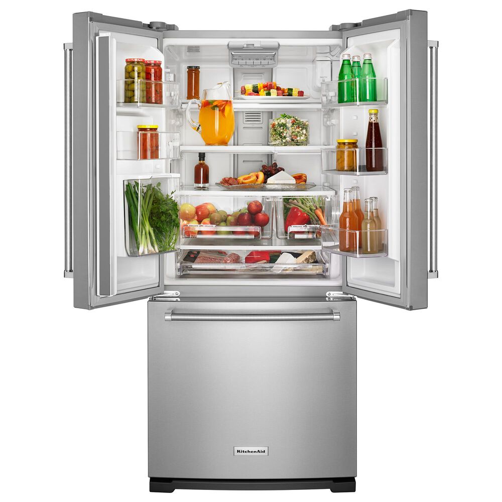 KitchenAid 19.68 Cu. Ft. French Door Refrigerator in Stainless Steel, , large
