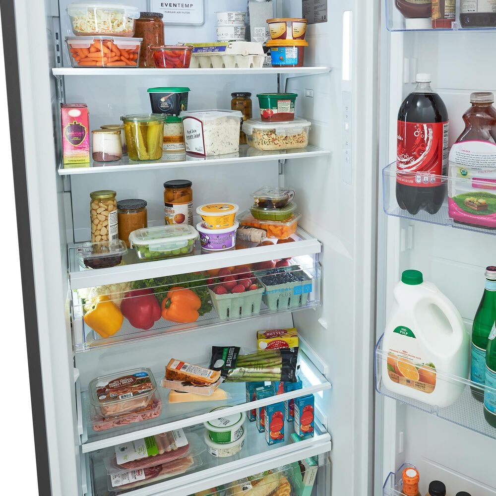 Frigidaire Gallery 2-Piece Kitchen Package with 19 Cu. Ft. Single Door Refrigerator and 19 Cu. Ft. Single Door Freezer in Stainless Steel, , large