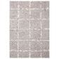 Angela Rose Amira 2"3" x 4" Silver and Ivory Area Rug, , large