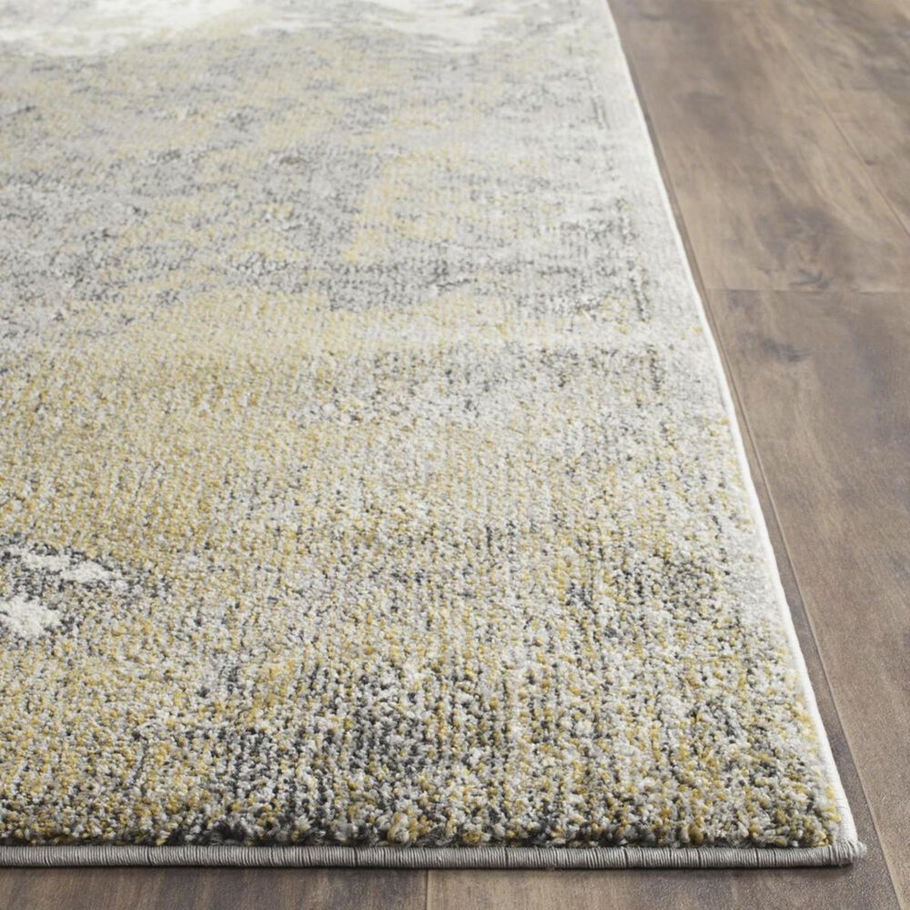 Safavieh Monaco MNC219S 2&#39;2&quot; x 8&#39; Ivory and Grey Runner, , large