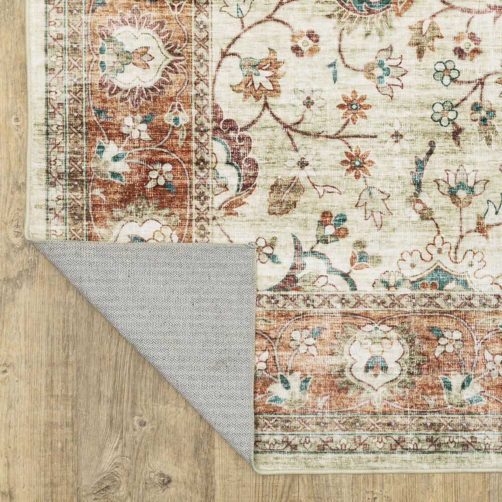 Oriental Weavers Sumter 2&#39; x 3&#39; Ivory and Rust Area Rug, , large