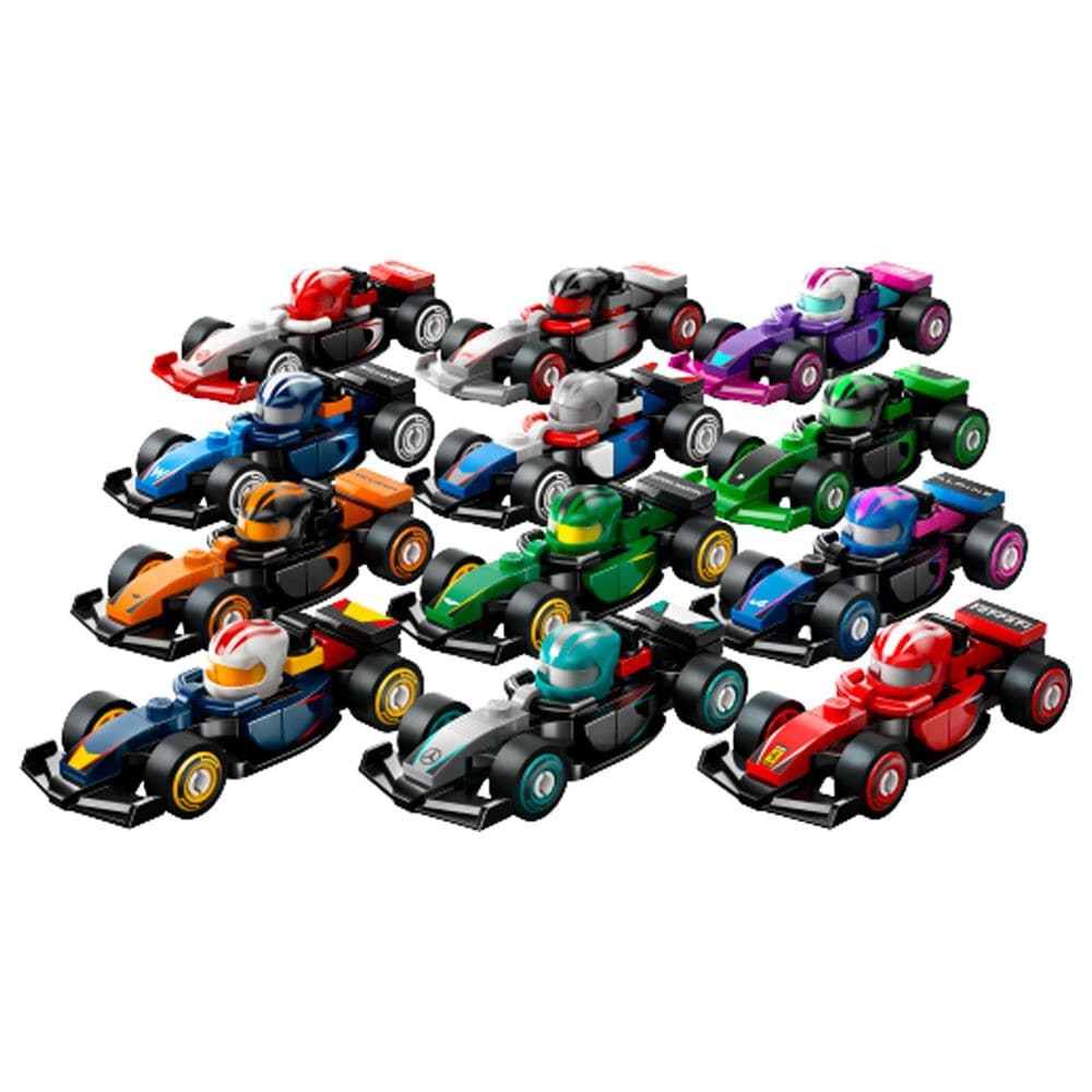 LEGO 6-Pack F1 Collectible Race Cars Building Set, , large