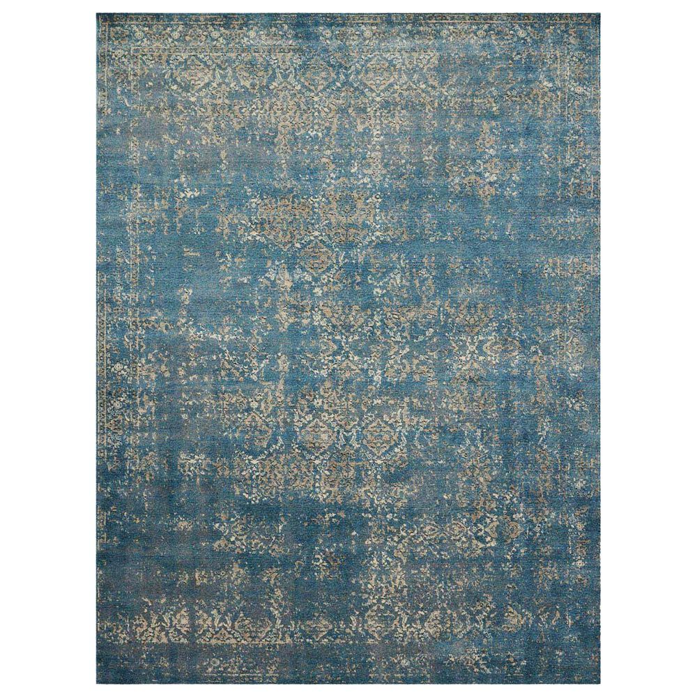 Loloi Millennium MV-05 12" x 15" Blue and Taupe Area Rug, , large