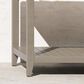 Homestyles Sustain Patio Sofa Table in Stain Brown - Table Only, , large