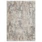 Nourison Rustic Textures RUS06 5"3" x 7"3" Beige and Grey Area Rug, , large