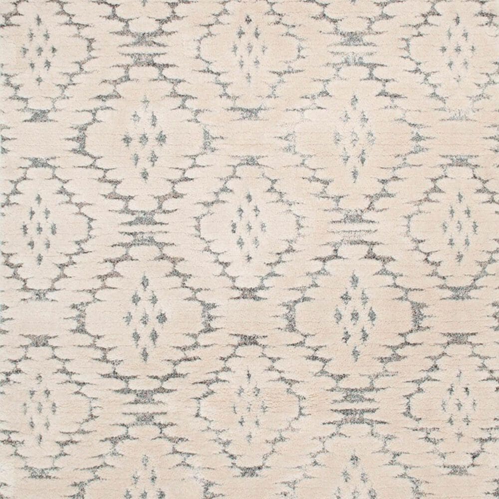 Central Oriental House Theon 5&#39; x 7&#39;3&quot; Light Grey and White Area Rug, , large