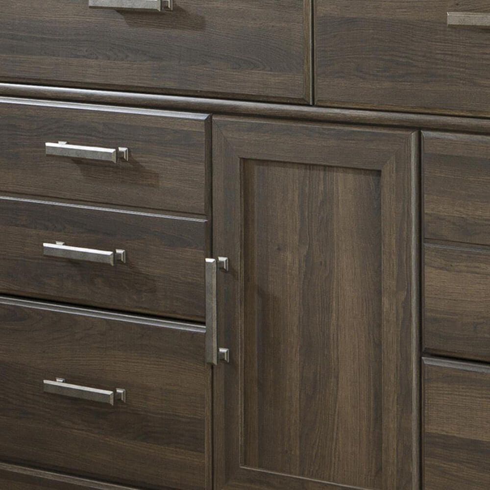 Ashley Juararo Dresser and Mirror in Dark Brown, , large