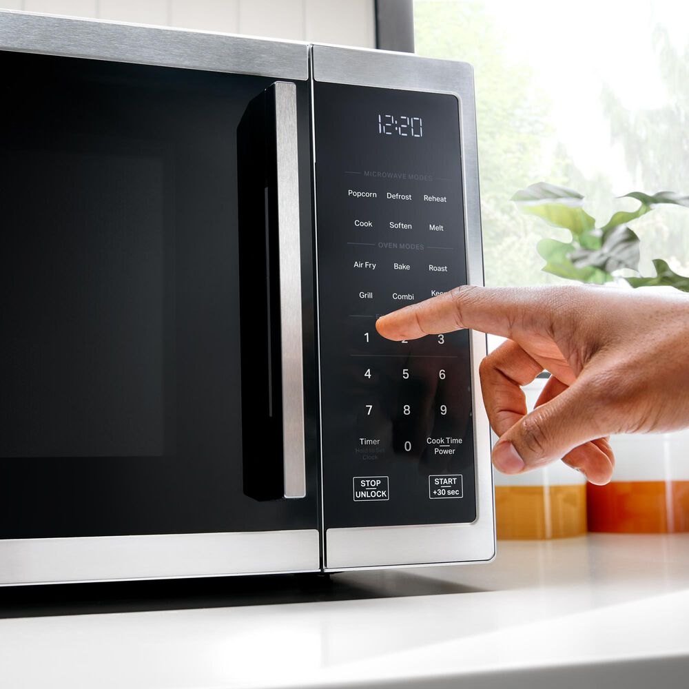 Whirlpool 1.0 Cu. Ft. Countertop Microwave with Air Fry in Stainless Steel, , large