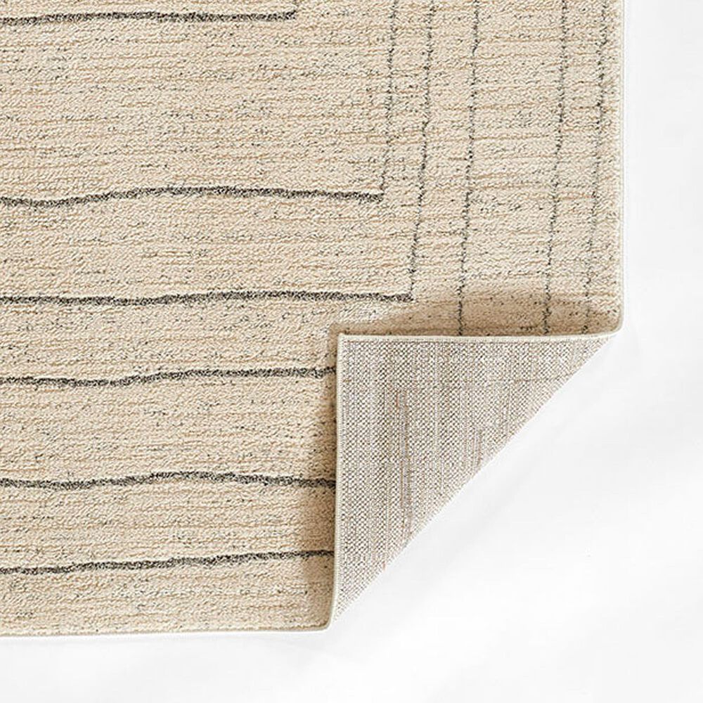 Momeni Wren WRE-1 5&#39;3&quot; x 7&#39;3&quot; Ivory Area Rug, , large
