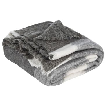 Safavieh Aspen 50" x 60" Throw in Grey and White, , large