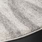 Safavieh Adirondack ADR125C 8" Round Cream and Gray Area Rug, , large